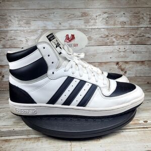 Adidas TOP TEN HI Mens Size 12 White Black Athletic Shoes